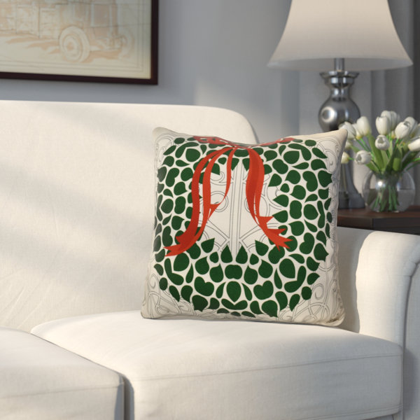 The Holiday Aisle® Hennessy Square Outdoor Pillow Wayfair